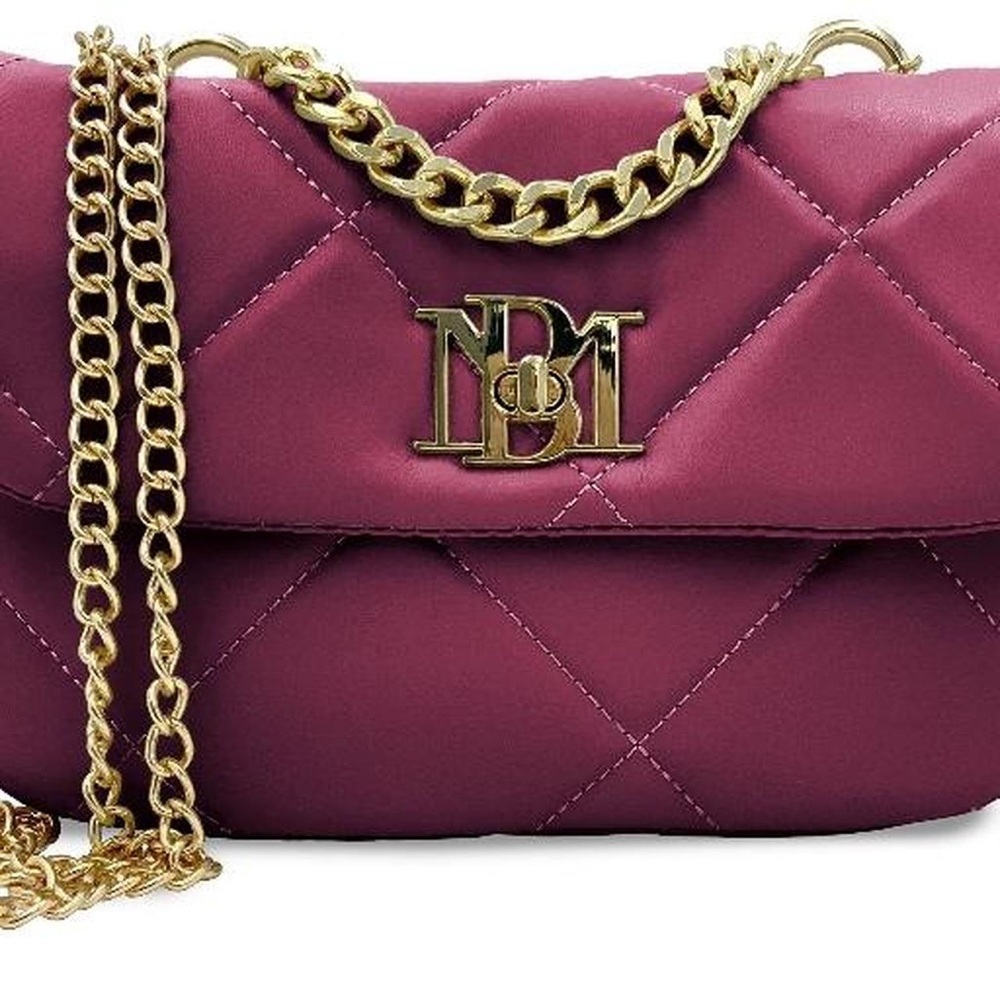 NWT Badgley Mischka Quilted Crossbody Handbag